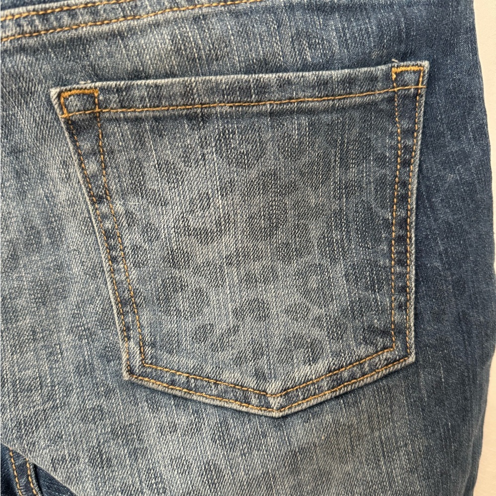 Gap Skinny size 29 /8.  Faded leopard print jeans